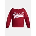 thumbnail image 5 of No Boundaries Off the Shoulder Sweatshirt with Long Sleeves, Midweight, Women’s XXS-4X, 5 of 5