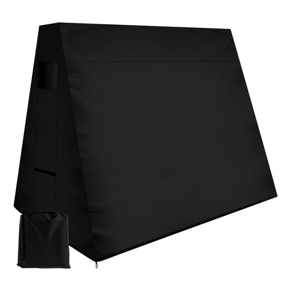 Outdoor Swing Cover Waterproof Porch Swing Cover Protective Patio Swing Cover A Frame Swing Protector for Outdoor Patio Swing 3 Seater 216x140x170cm Black