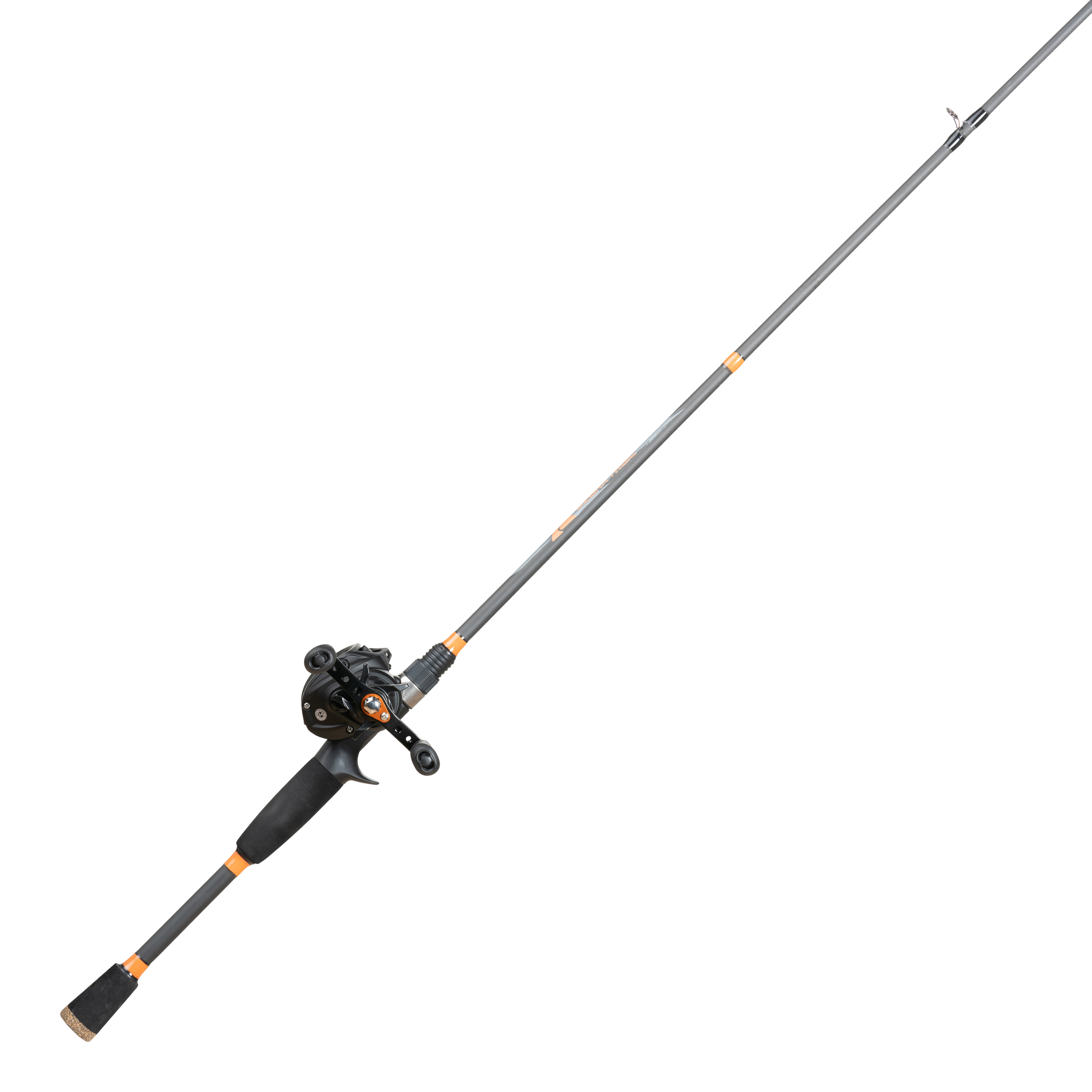 Ozark Trail Baitcast Rod & Reel Fishing Combo, Medium Action, 6.5ft - Black and Orange - image 2 of 7
