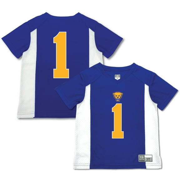 Toddler Garb #1 Royal Pitt Panthers Football Jersey