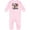 AD-Pink, variant on Yes, This is My 1st Rodeo Cowboy Hat with Red Band, Lasso Baby Romper Coveralls