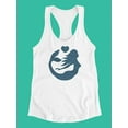 thumbnail image 3 of Mermaid Silhouette Design  Tank Women -Image by Shutterstock, Female Large, 3 of 4