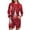 Red, variant on Women's Long Sleeve Hooded Sweatshirt Dress with Snowflake Christmas Tree Print, Ugly Christmas Sweater Women Style, Cozy Fall and Winter Dress with Pockets for Holiday,Dark Green,L