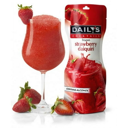 Daily's Strawberry Daiquiri Frozen Pouch, 4 pack, 10 fl oz
