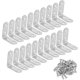 thumbnail image 1 of Soporte De Ángulo Recto Soporte De Esquina De 90 Grados De Acero Inoxidable Soporte De Fijación De Soporte De Esquina En Forma De L Viene Con 20 Piezas Tornillos Plateados 40 x 40 x 16 Mm, 1 of 5