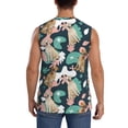 thumbnail image 4 of Fotbe Men's Labrador Retriever Dog Print Men's Sleeveless Muscle Tank Tops Casual T-Shirts for Gym Workout Beach-XX-Large, 4 of 8