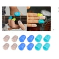 thumbnail image 6 of 4-Piece Silicone Fingertip Protectors, Anti-Slip Guitar Finger Guards for String Instruments - 3 Sizes (S/M/L) for Mandolin, Bass, Ukulele, 6 of 6
