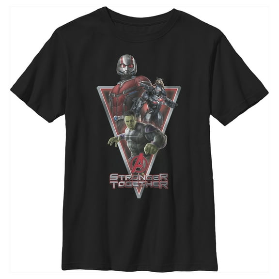 Boy's Marvel The Big Guns  Graphic Tee Black X Small