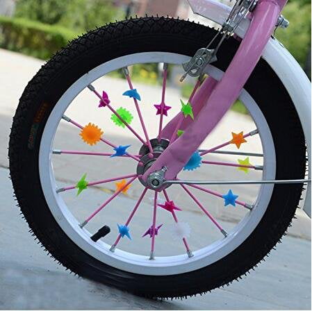Children Kids Bike Scooter Handlebar Colourful Streamers Pom-pom Pair Baby Carrier Accessories Bicycle Grips Sparkle Tassel Ribbon erioctry