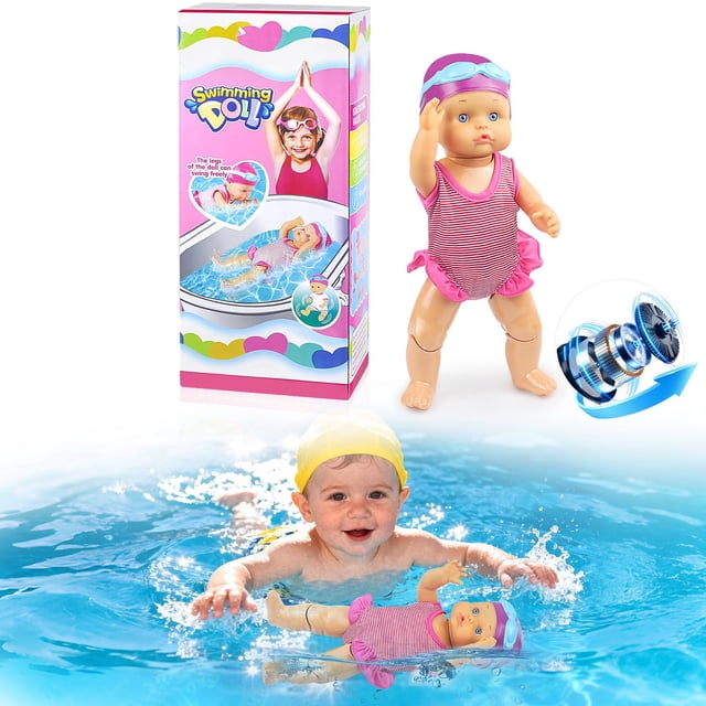Muñeca nadadora OHGOSH 2026 impermeable eléctrica de 33 cm