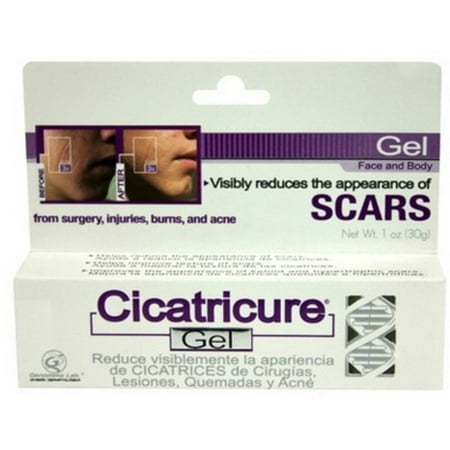 Cicatricure Face & Body Scar Diminishing Gel, 1 oz (Pack of (Best Acne Scar Treatment For Men)