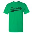 thumbnail image 2 of UGP Campus Apparel Tucson City Baseball Script Basic Cotton T-Shirt - Medium - Green, 2 of 6