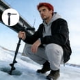 thumbnail image 3 of Bookk Ice Drill Adapter Ice Attachment Metal Sturdy Replacement Conversion, 3 of 6