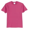 thumbnail image 5 of Mens Core Blend Cotton/Polyester Tee Shirt Sangria M, 5 of 6