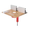 thumbnail image 2 of Elevador De Enrutador, Placa De Inserción De Mesa De Enrutador, Banco De Carpintería De Aleación De Aluminio Y Acero Inoxidable, Sistema De Placa De Enrutador, Mesa De Elevación(金色), 2 of 8