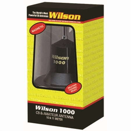 Wilson Antennas W1000 Series Mag Mount Mobile CB Antenna 880-900800B AM-FM Ready for Max Performance