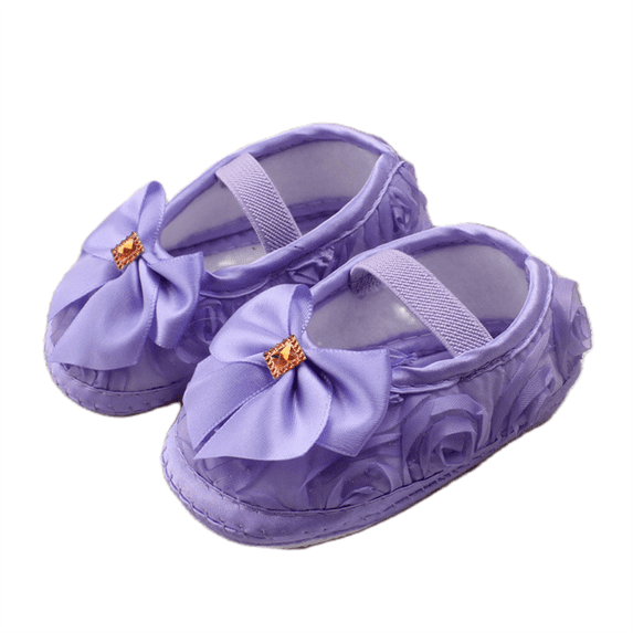 Baby Girl Shoes Baby Mary Jane Flats Princess Wedding Dress Shoes Crib Shoe for Newborns Infants