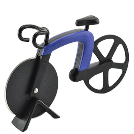 

Hloma Pizza Cutter Effective Anti-deform Sharp Blade Creative Bicycle Shape Bread Cake Pizza Wheel for Kitchen