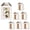 12×12×14in-6pack, variant on Tall Cake Boxes 12×12×14in-6pack Tiered Cake Transport Containers