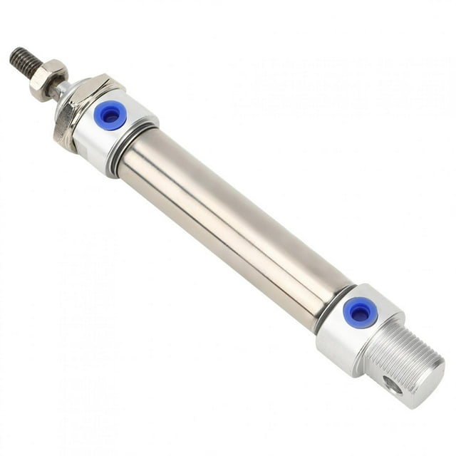 Mini Cylindre d'Air, Mini Cylindre d'Air MA20 en Acier Inoxydable Rond Dispositif à Double Action Composants Pneumatiques, Cylindres d'Air Industriels