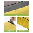 thumbnail image 4 of Yellow Grey Bar Stool Covers Set of 4, Vintage Stripe Farmhouse Wood Grain Ombre Stretch Washable Bar Chair Covers with Backs, Removable Pub Counter Height Chair Cover for Kitchen Dining Room Cafe, 4 of 7
