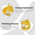 thumbnail image 3 of Charm America- Gold Baseball Glove Charm - 10 Karat Solid Gold - Great Gift For Baseball Fans, 3 of 4