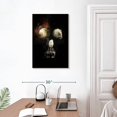 thumbnail image 3 of Elephant Stock Cave Skull Wall Art - Vertical Canvas Wall Art - Hallway Wall Decor - Decor Elements Canvas - Black And Gray Decor By Ali Gulec - 20" x 30", 3 of 8