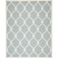 thumbnail image 2 of SAFAVIEH Cambridge Raleigh Geometric Wool Area Rug, Blue/Ivory, 9' x 12', 2 of 9
