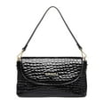 thumbnail image 6 of FEIMINA crocodile handbags women,leather crossbody bags for women,Large Capacity purses for women shoulder bag,Multi-compartment,Classic Black, 6 of 10
