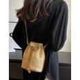 thumbnail image 5 of MMYGU Bucket Bag for Women Woven Straw Shoulder Crossbody Bag 2025 Summer Chic Handbag Clutch Purse, 5 of 9