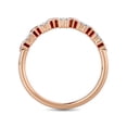 thumbnail image 4 of Diamond 1/10 ct tw Heart Stackable Ring in 10K Rose Gold, 4 of 4