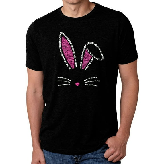 Men's Premium Blend Word Art T-shirt - Bunny Ears