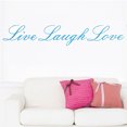 thumbnail image 5 of Accueil Citation "Amour Rire en Direct" 16Colors Amovible Sticker Mural Autocollant Décoration Cadeau, 5 of 5