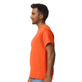 thumbnail image 5 of Gildan Ultra Cotton T-Shirt for Adult Men’s Short Sleeve Orange Color Tee, Size M, 5 of 5