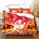 thumbnail image 4 of YT1 Dragon Ball 3 En 1 Juego De Sábanas De Tamaño Queen Anime Japonés Son Goku Dormitorio Cómodo Lavable Doble P, 4 of 4