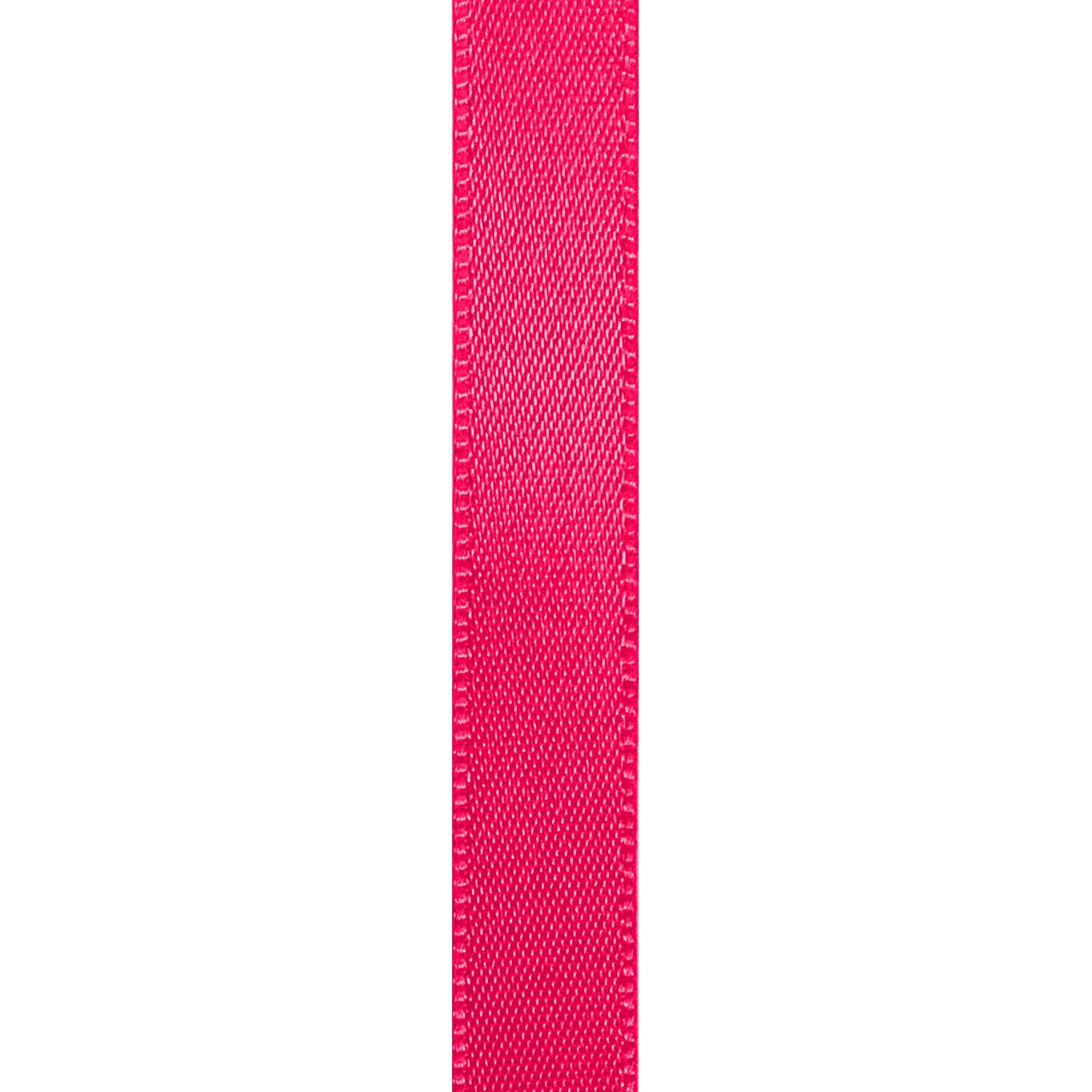 Hot Pink Double Faced Satin Ribbon, 3/8" x 100 Yards by Gwen Studios
