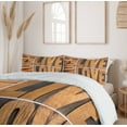 thumbnail image 6 of Ambesonne Live Laugh Love Duvet Cover Set, Life Message, 2-Calking, Pale Caramel Umber, 6 of 7