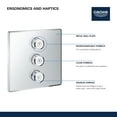 thumbnail image 4 of Grohe 29 158 Smartcontrol Triple Function Diverter Trim Only - White, 4 of 6
