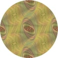 thumbnail image 1 of Ahgly Company Indoor Round Patterned Light Brown Area Rugs, 7' Round, 1 of 6