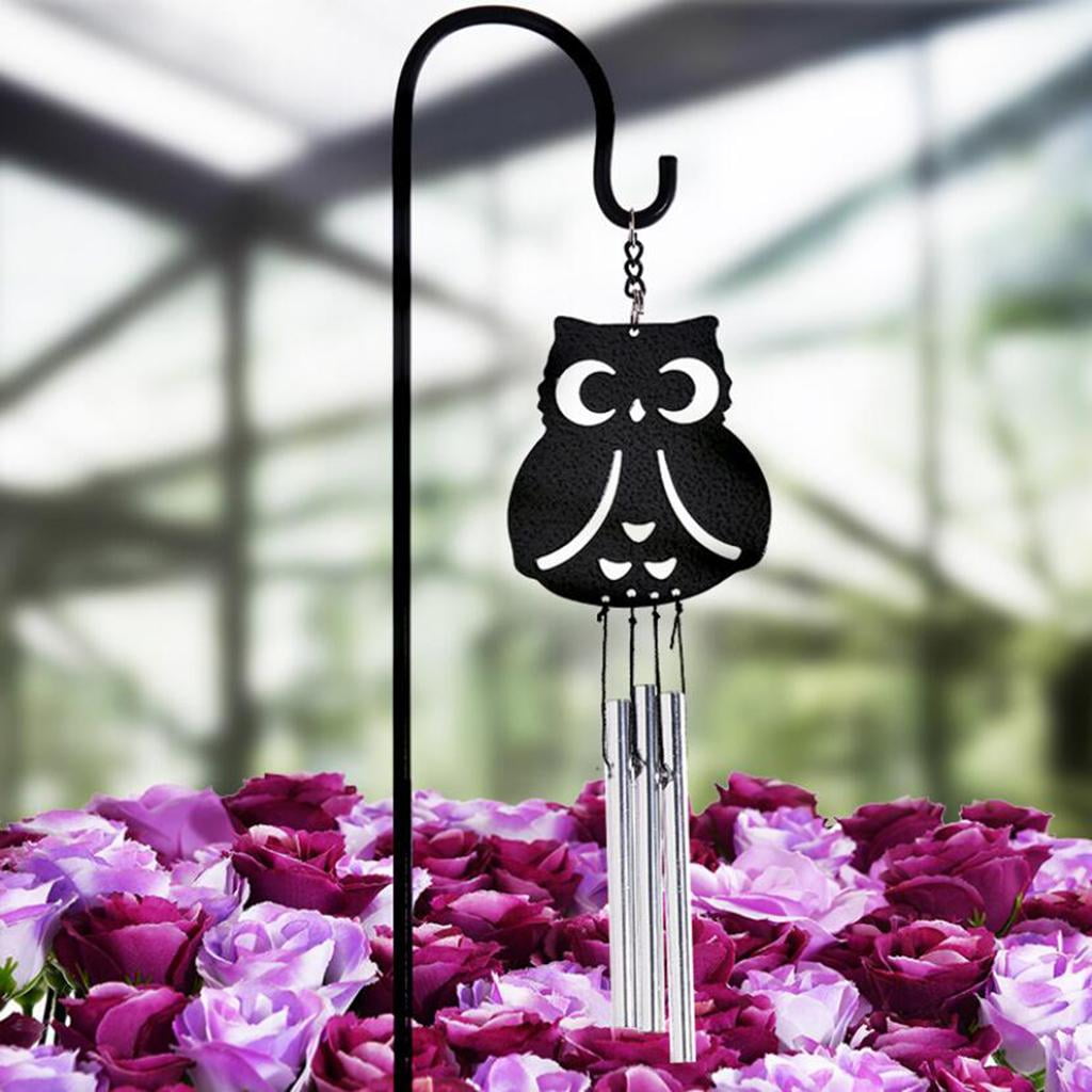 Metal Craft Wind Chimes Stake Flower Pot Bonsai Decoration Garden Supplies