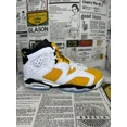 thumbnail image 1 of Ni - ke Ni - ke Air Jordan 6 Yellow Ochre Retro GS 2024 384665-170 Size 5.5Y Women Size 7, 1 of 5
