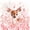 Pale Pink Cream, variant on Castle Fairy Dreamy Cherry Blossom Deer Twin Sheets 3pcs,Cute Floral Animal Bedding,Pale Pink Cream,1 Fitted Sheet, 1 Flat Sheet and 1 Pillowcase