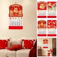 thumbnail image 4 of 2026 Calendar, Horse Wall Calendar, Chinese Lunar Calendar with Golden Horse Design, New Years Decorations 2026, Home & Office Decoration, Thick Tear-Resistant Paper, 4 of 5