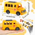 thumbnail image 2 of Autobús escolar de juguete Blueweenly Mini, 9,9 cm, plástico amarillo, 48 unidades, 2 of 6