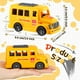 thumbnail image 2 of Autobús escolar de juguete Blueweenly Mini, 9,9 cm, plástico amarillo, 24 unidades, 2 of 6