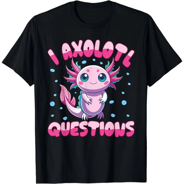 Playera de Axolotl para Niñas - Diseño Tierno y Divertido