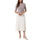 thumbnail image 2 of Cárdigan de verano de manga corta INSPIRE CHIC para mujeres, suéter de punto trenzado con botones, cuello redondo, tendencia, top corto XL gris, 2 of 6