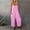 Pink, variant on pstuiky Womens Jumpsuit, Solid Color Loose Long Trousers Suspender with Pockets Classic Fit Rompers for Women Dressy Orange L