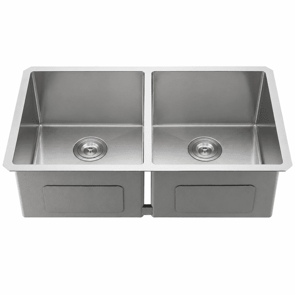 VsusKoos 30 Inch Undermount Kitchen Sink, 16 Gauge T-304 Stainless Steel Single Bowl Sink with Bottom Grid, X-Drain Grooves & Soundproof Undercoating