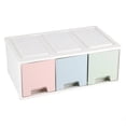 thumbnail image 3 of Colorful Desktop Storage Box with Drawers Jewelry Holder Cabinets Decor F #, 3 of 4